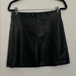 Max Studio Black Mini A-Line Skirt for Cocktail